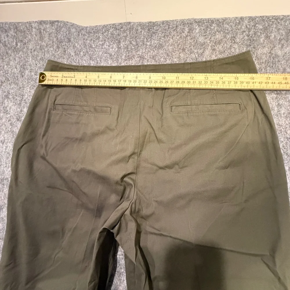 Talbots‎ Chino Petite Ankle Pants Olive Green 10P New With Tags